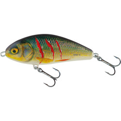 QFA073 Wobler Salmo FATSO 10cm Sinking - Wounded Real Roach /LIMITED/