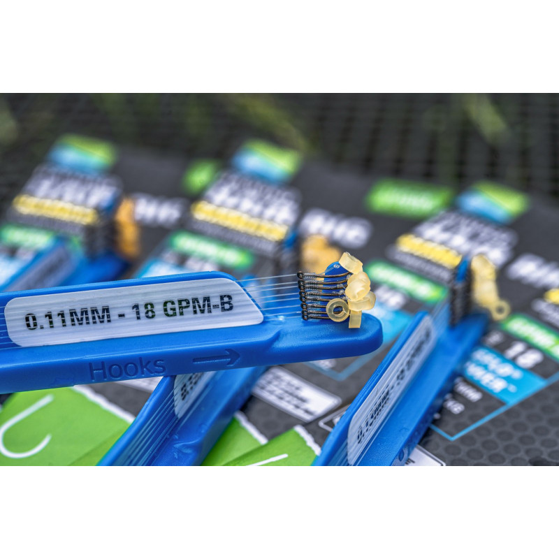 Przypony Preston GPM-B Mag Store Hair Rigs - 4" / BANDED /