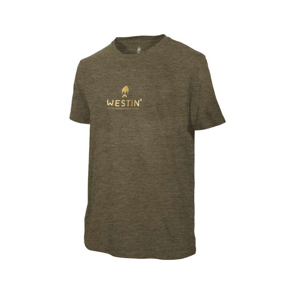 A113-681-S Koszulka Westin Style T-Shirt Moss Melange - roz. S
