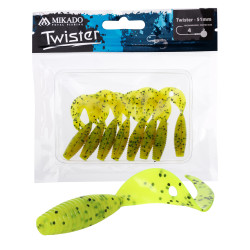 Gumy Mikado Twister 5.1cm 8 szt. - CHARTREUSE PEPPER
