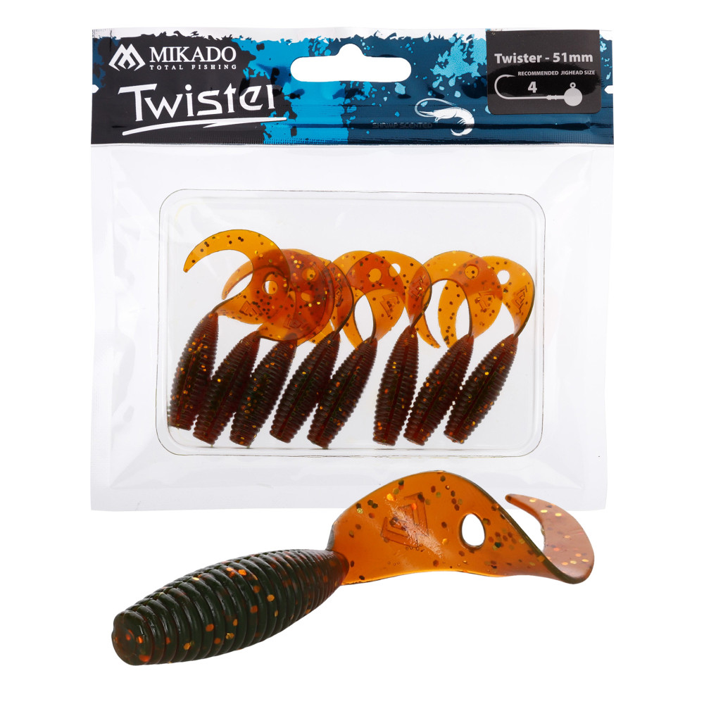 Gumy Mikado Twister 5.1cm 8 szt. - MOTOROIL GOLD