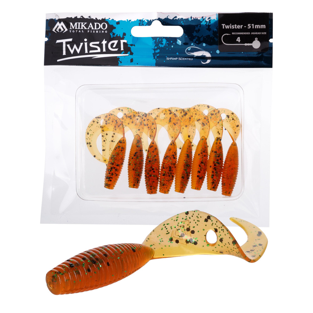 Gumy Mikado Twister 5.1cm 8 szt. - ORANGE PEPPER