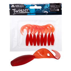 Gumy Mikado Twister 5.1cm 8 szt. - RED
