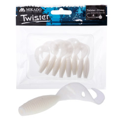 Gumy Mikado Twister 5.1cm 8 szt. - WHITE