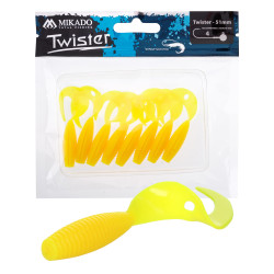Gumy Mikado Twister 5.1cm 8 szt. - YELLOW