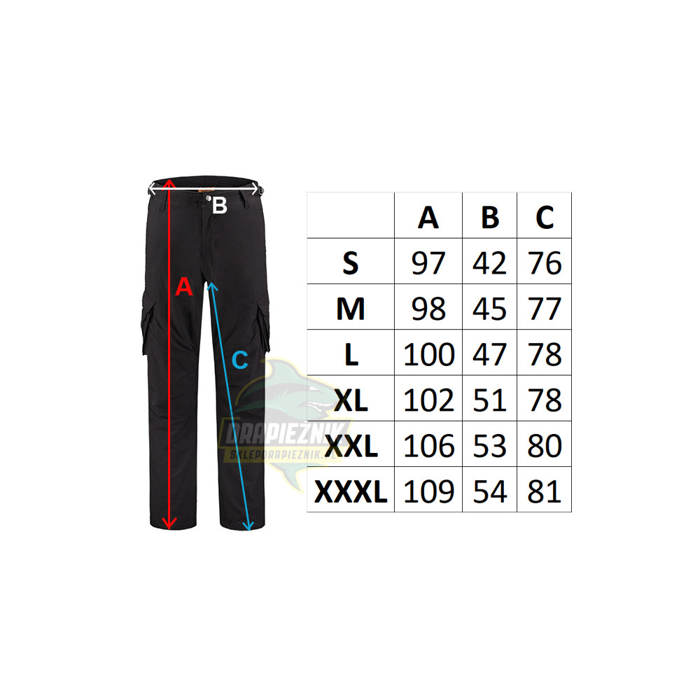 Spodnie Guru Match Kombats Black