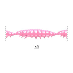 Libra Lures Larva Multi 5 x 2.5cm - 017 / BUBBLE GUM