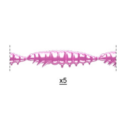 Libra Lures Larva Multi 5 x 2.5cm - 018 / PINK PEARL