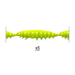 Libra Lures Larva Multi 5 x 2.5cm - 027 / APPLE GREEN