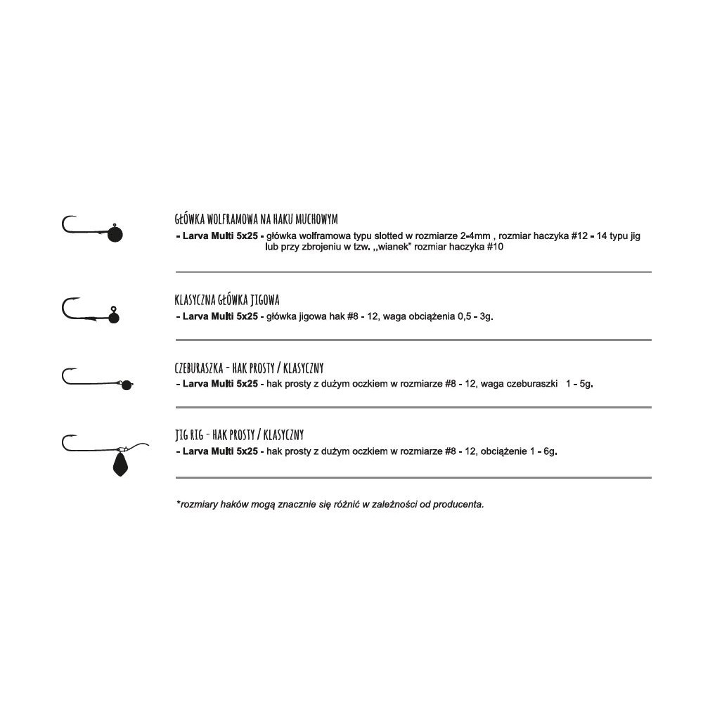 Libra Lures Larva Multi 5 x 2.5cm