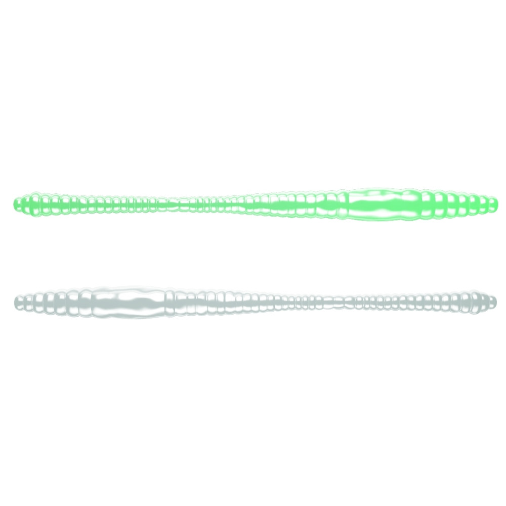 Libra Lures Dying Worm 7.0cm - 000 / GLOW UV GREEN