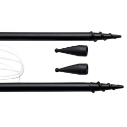 ZXMSD90 Kijki pomiarowe Flagman Measuring Sticks With Drill Black/Red Eva 90cm