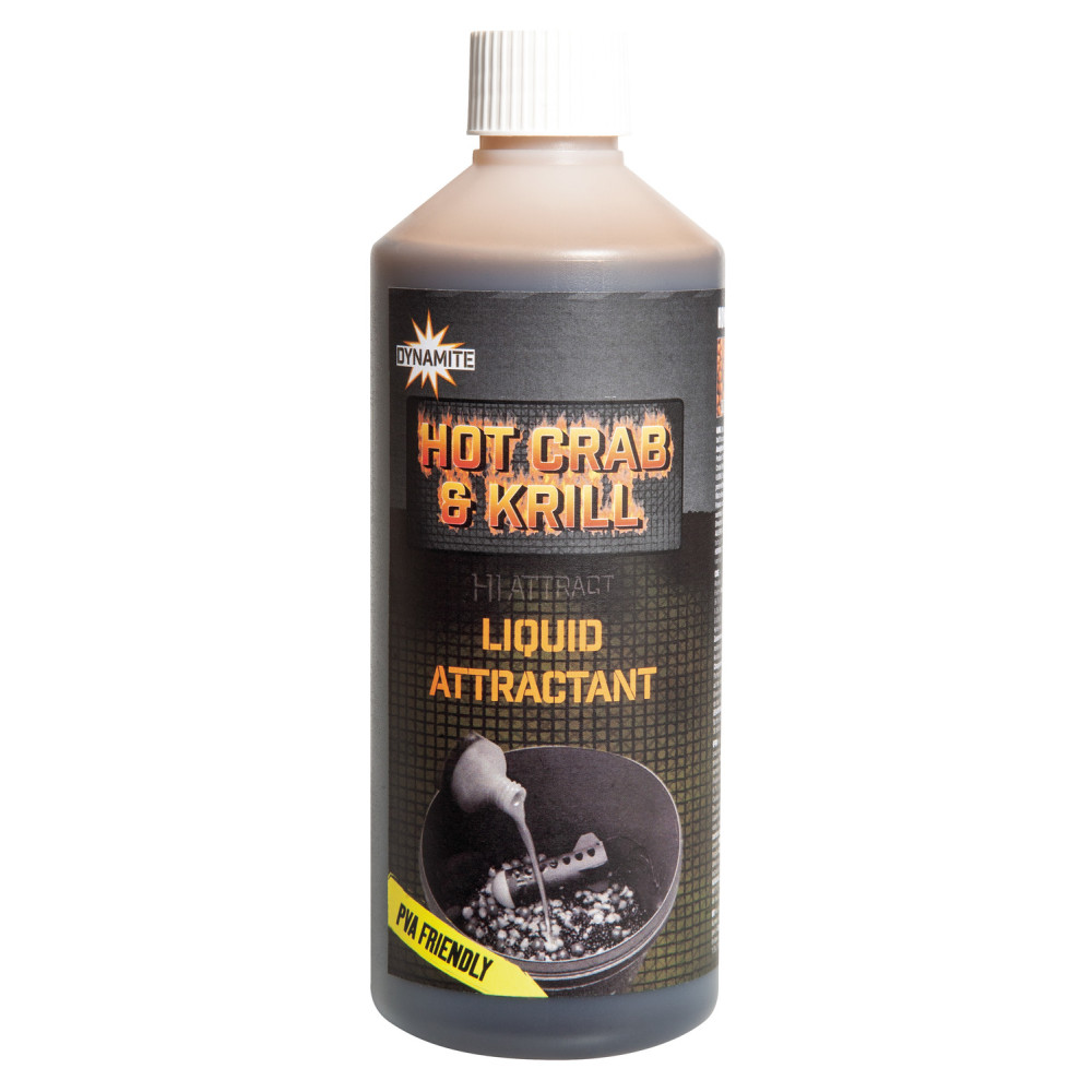 DY1646 Dynamite Baits Liquid Attractant 500ml - Hot Crab & Krill
