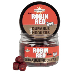 Dynamite Baits Soft Durable Hookers 8mm - Robin Red