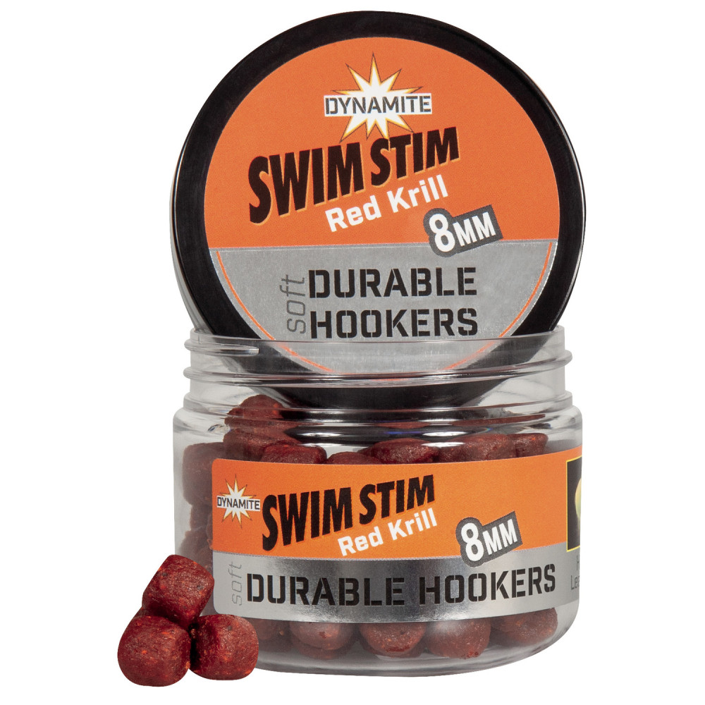 Dynamite Baits Soft Durable Hookers 8mm - Red Krill