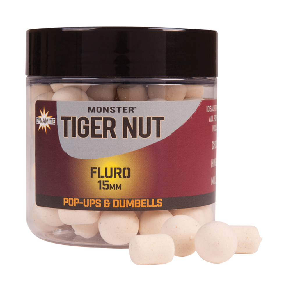 Fluro Pop-Ups & Dumbells 15mm - Tiger Nut