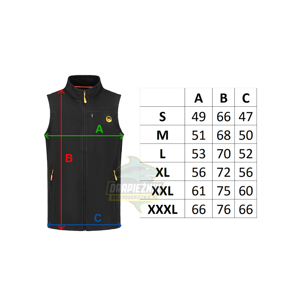 Kamizelka Guru Fleece Gilet Black