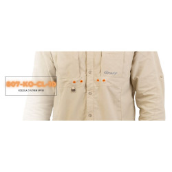 Koszula przeciwsłoneczna Graff 807-KO-CL-10 UPF50 - beżowa