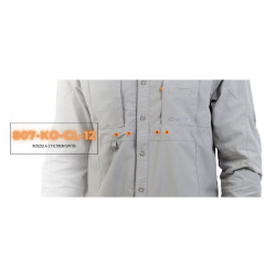 Koszula przeciwsłoneczna Graff 807-KO-CL-12 UPF50 - szara