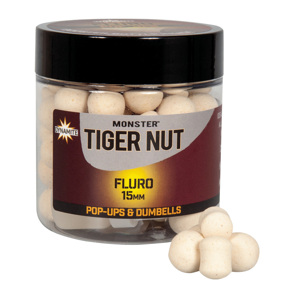 Fluoro Pop-Ups & Dumbells 10mm - Monster Tiger Nut