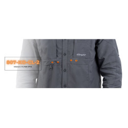 Koszula przeciwsłoneczna Graff 807-KO-CL-2 UPF50 - grafitowa