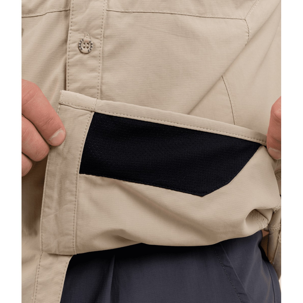 Koszula przeciwsłoneczna Graff 807-KO-CL-10 UPF50 - beżowa