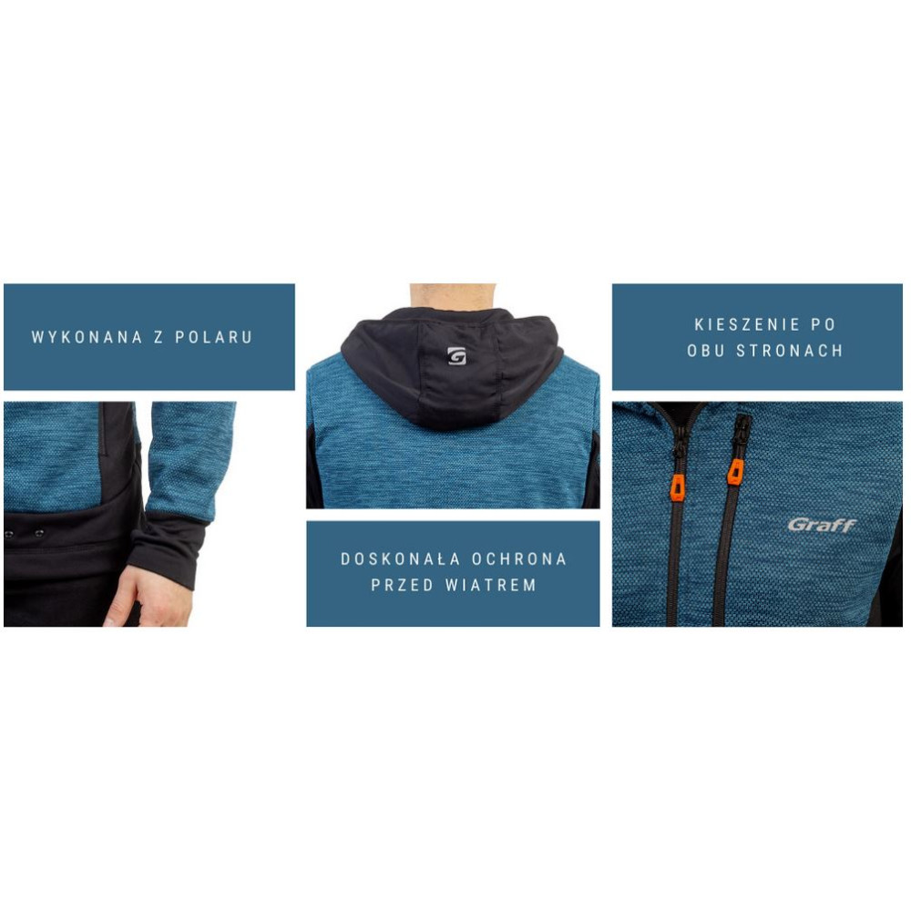 Bluza polarowa Graff 223-P-BL-9