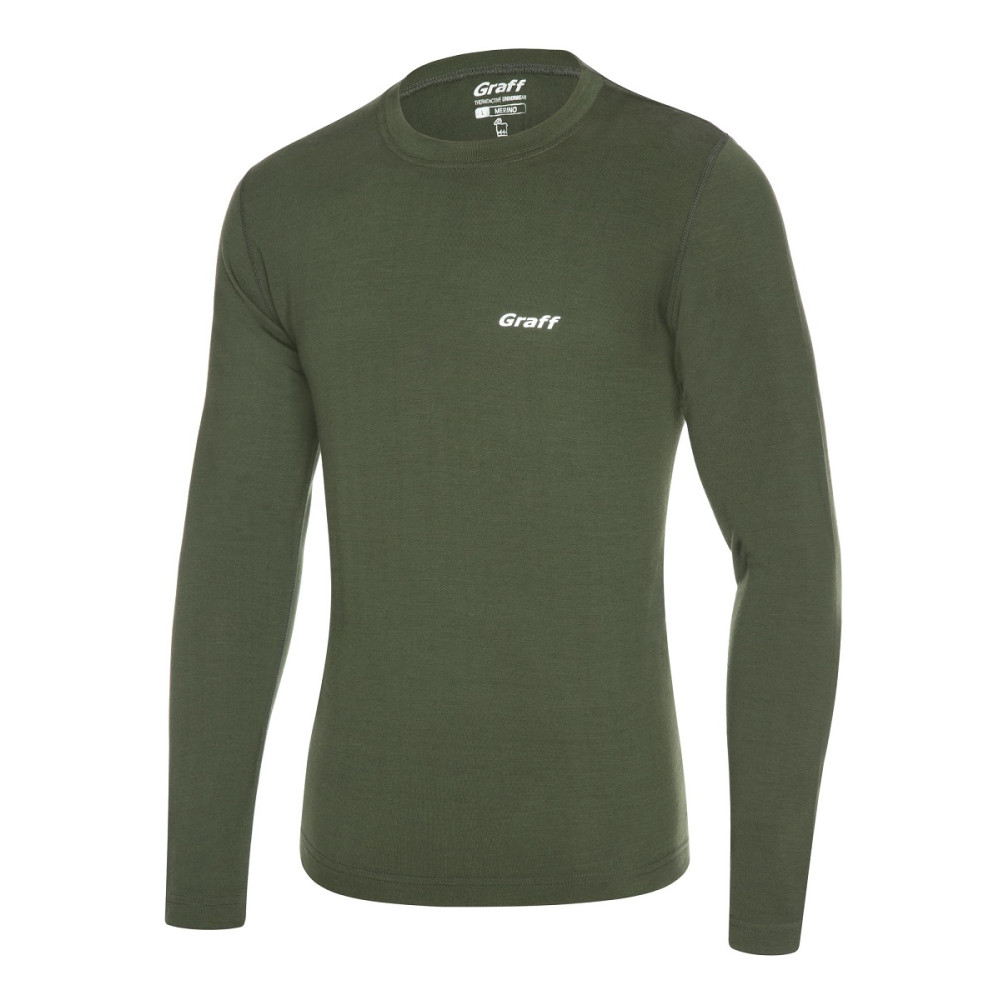 Koszulka termoaktywna z długim rękawem Graff Merino Warm 916