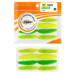 Zestaw gum FishUp Tanta 2.5" - MIX GREEN
