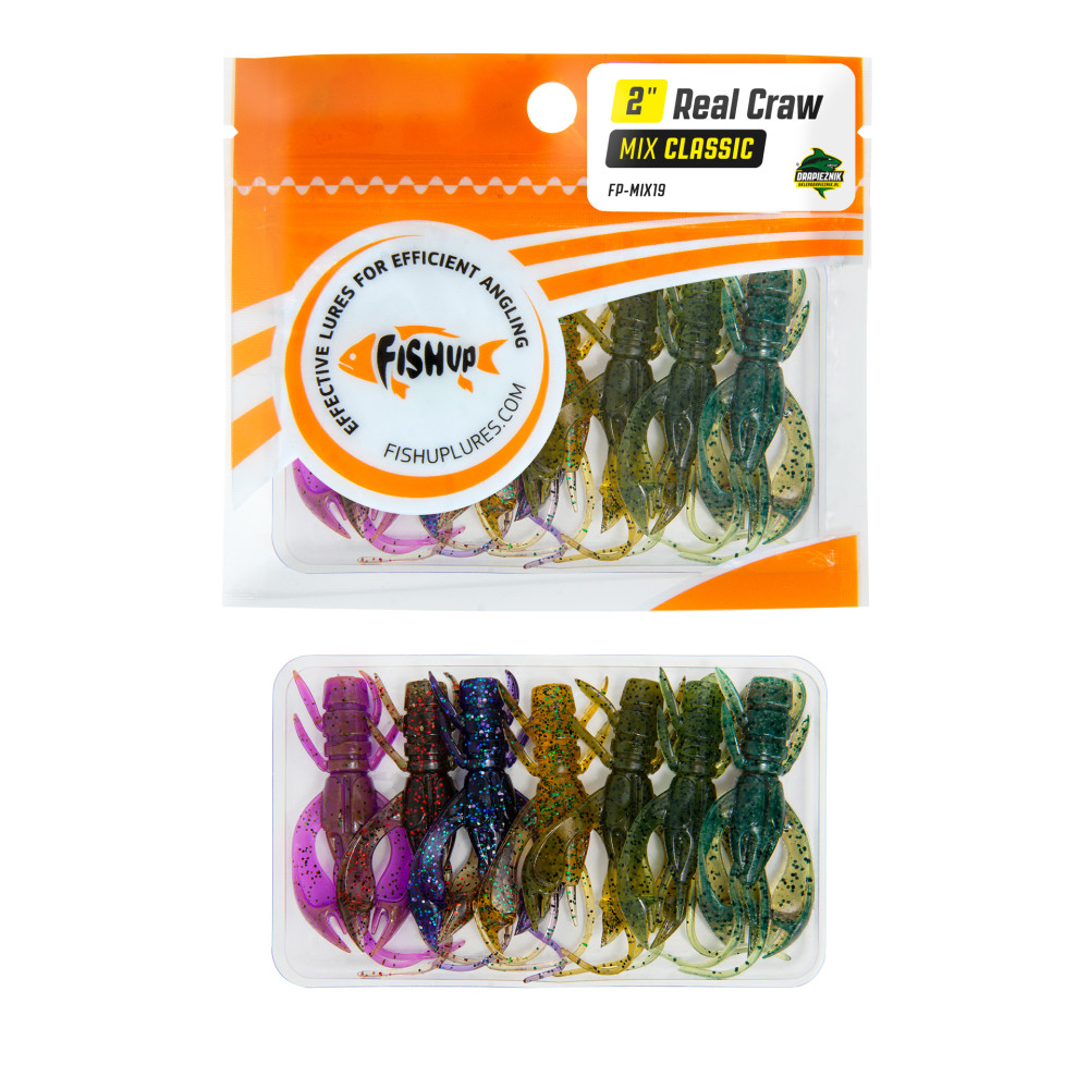 Zestaw gum FishUp Real Craw 2" - MIX CLASSIC
