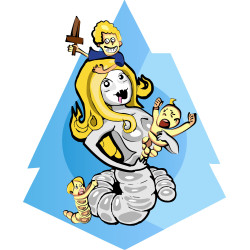 Libra Lures Larva Multi 5 x 2.5cm