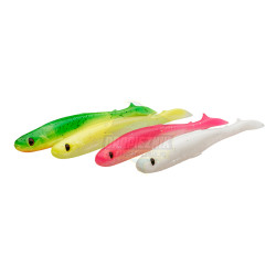Zestaw gum Savage Gear Slender Scoop Shad - Darkwater MIX
