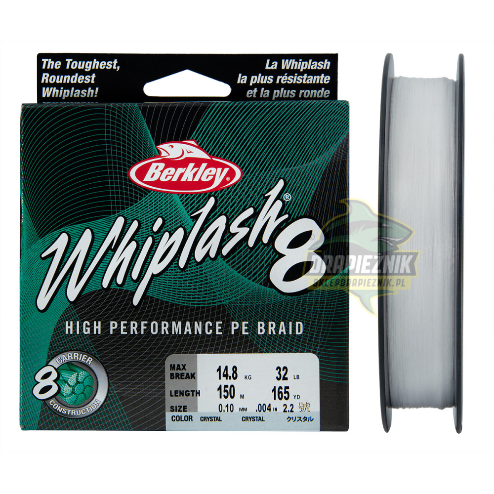 Plecionka Berkley Whiplash 8 CRYSTAL 150m - 0.16mm