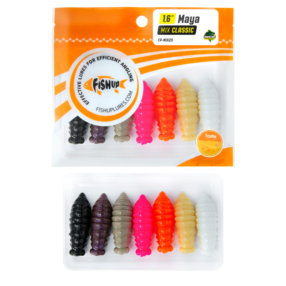 Zestaw gum FishUp Maya 1.6" - MIX CLASSIC