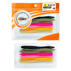 Zestaw gum FishUp Scaly FAT 4.3" - MIX CLASSIC