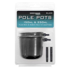 TOPP001 Kubki zanętowe Drennan Pole Pots - Black
