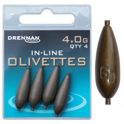 Ciężarki Drennan Polemaster Olivettes In-Line - 0.2g
