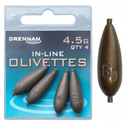 Ciężarki Drennan Polemaster Olivettes In-Line - 0.2g