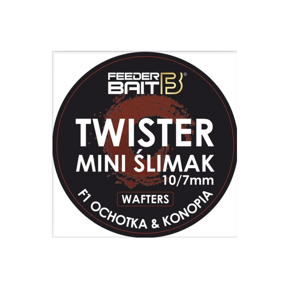 FB35-11 Feeder Bait Twister Mini Ślimak Wafters 10/7mm - F1 Ochotka & Konopia