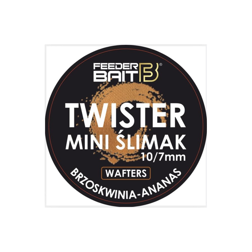 FB35-3 Feeder Bait Twister Mini Ślimak Wafters 10/7mm - R72 Brzoskwinia & Ananas