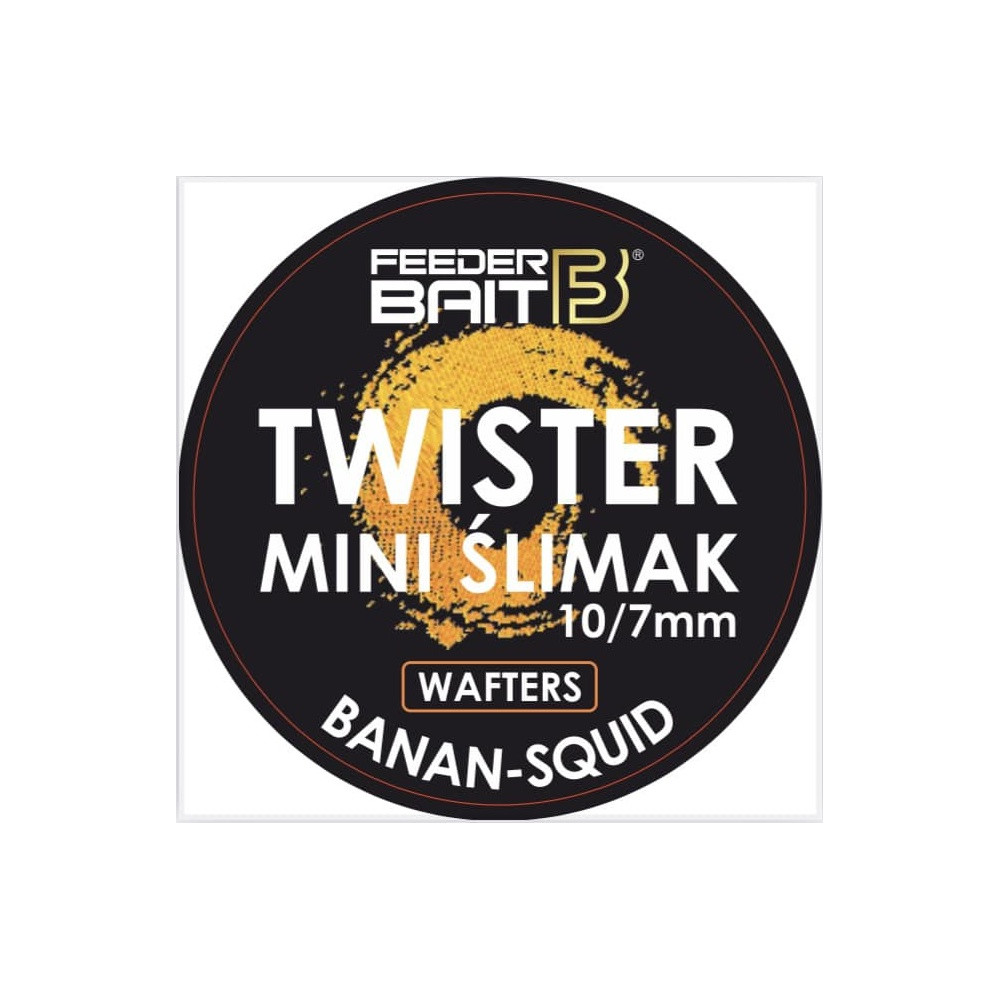 FB35-9 Feeder Bait Twister Mini Ślimak Wafters 10/7mm - Banan & Sqiud