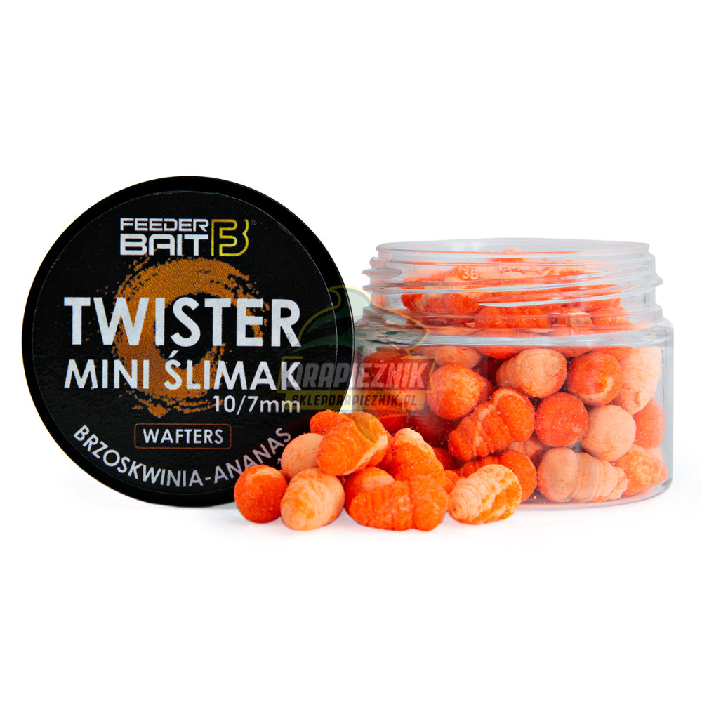 Feeder Bait Twister Mini Ślimak Wafters 10/7mm - R72 Brzoskwinia & Ananas