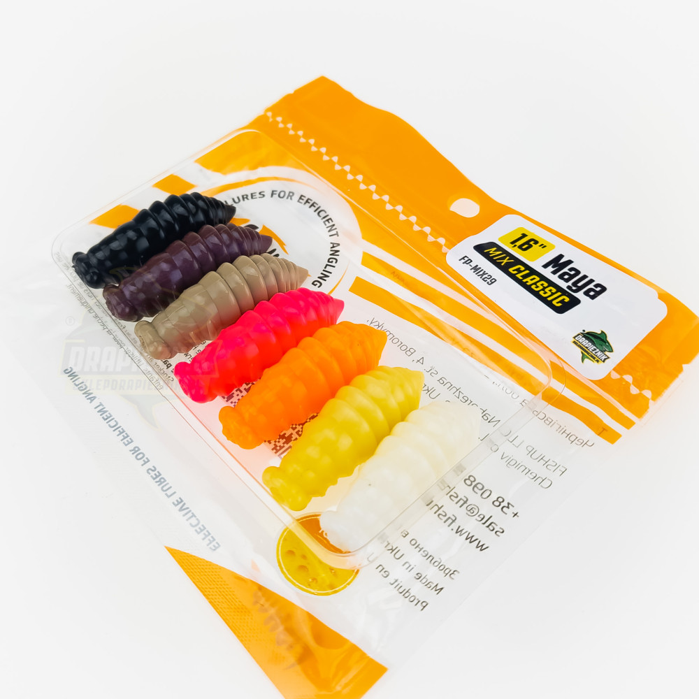 Zestaw gum FishUp Maya 1.6" - MIX CLASSIC