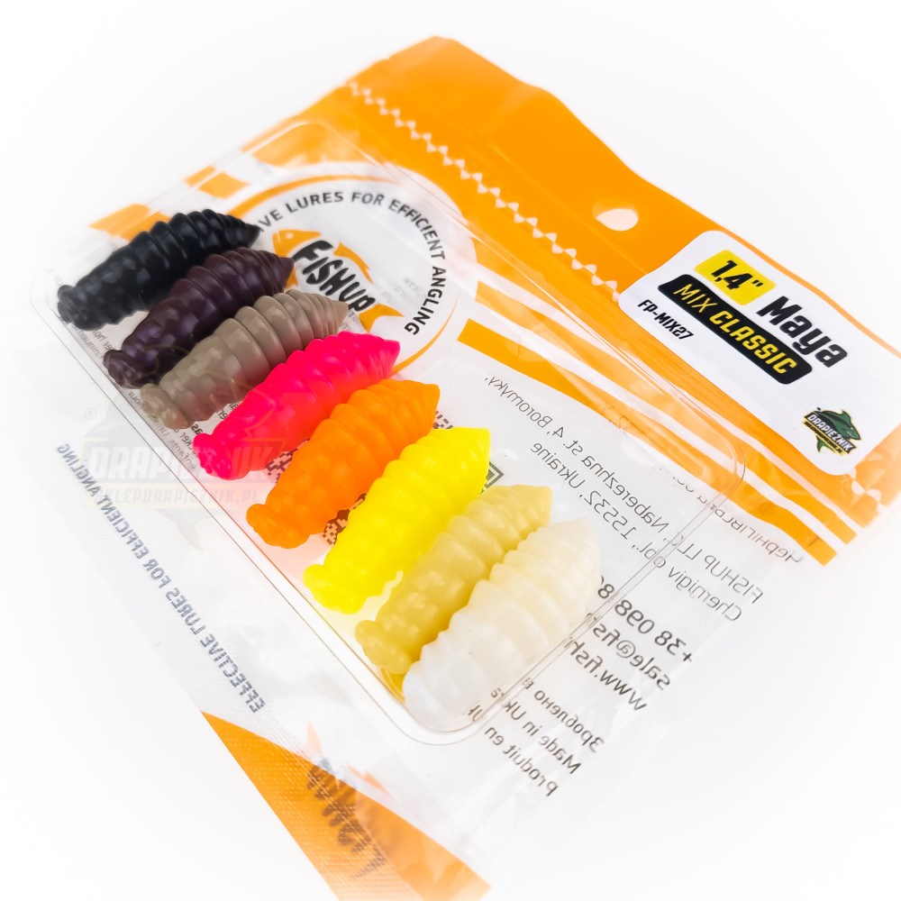 Zestaw gum FishUp Maya 1.4" - MIX CLASSIC