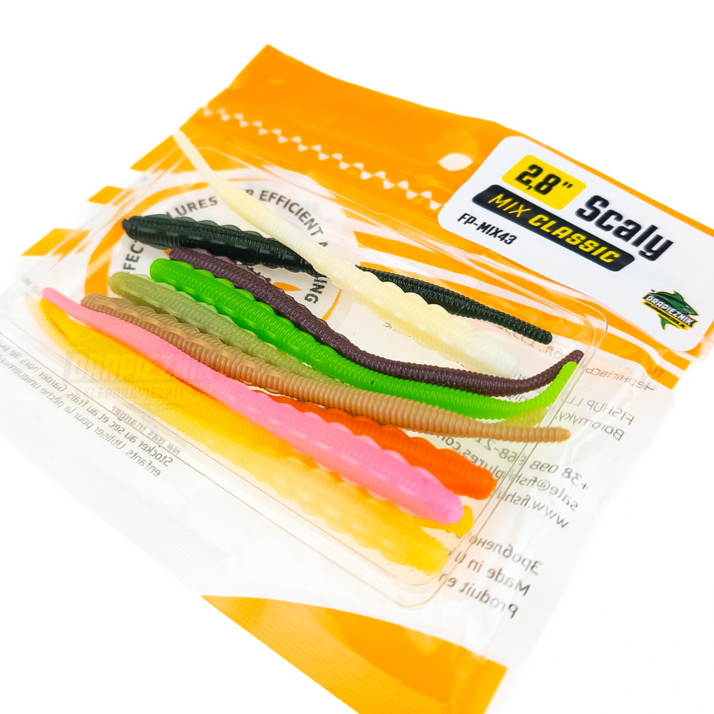 Zestaw gum FishUp Scaly 2.8"