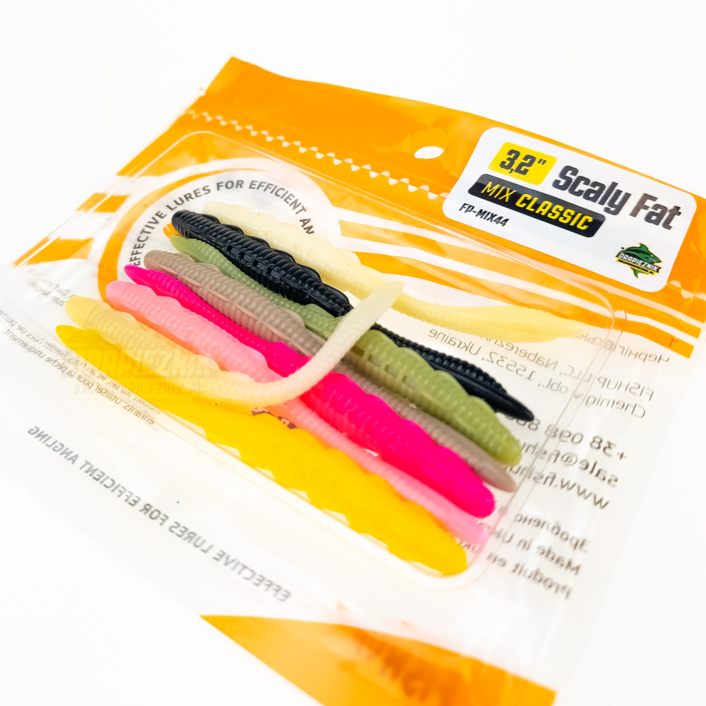 Zestaw gum FishUp Scaly FAT 3.2"