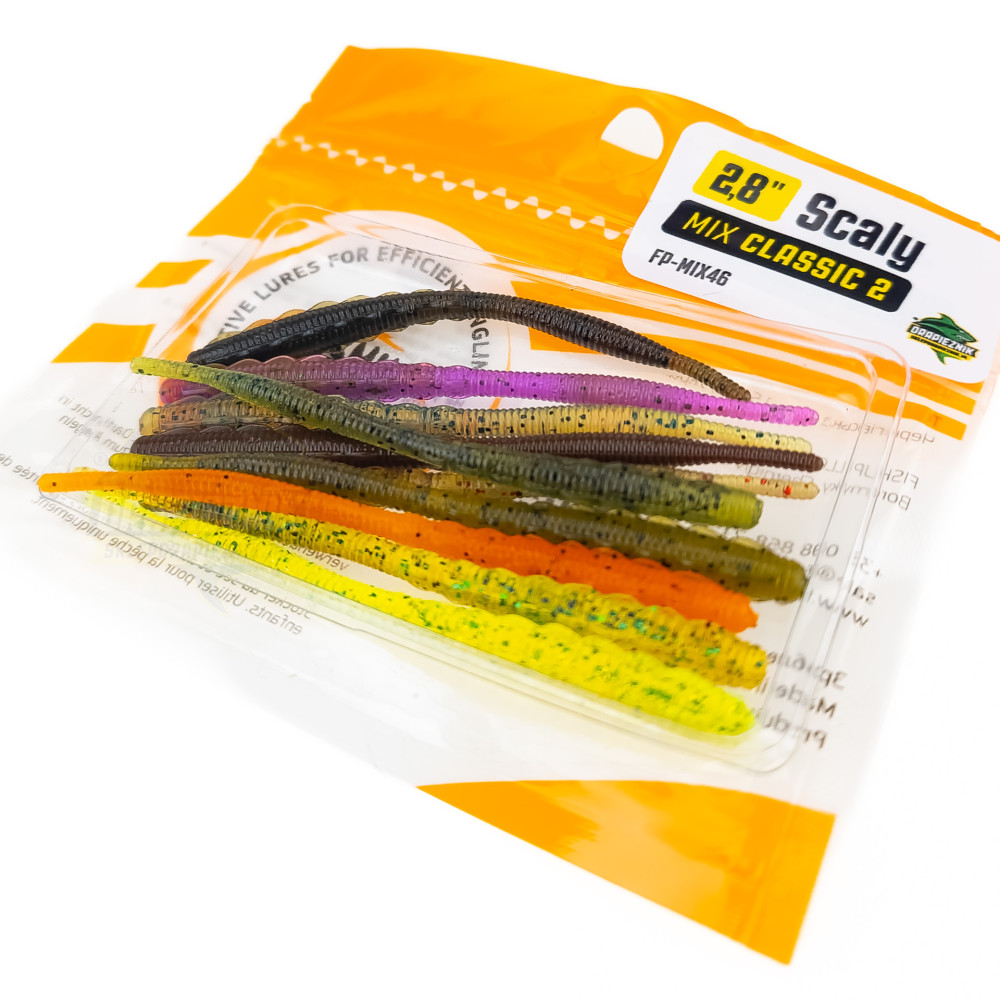 Zestaw gum FishUp Scaly 2.8"