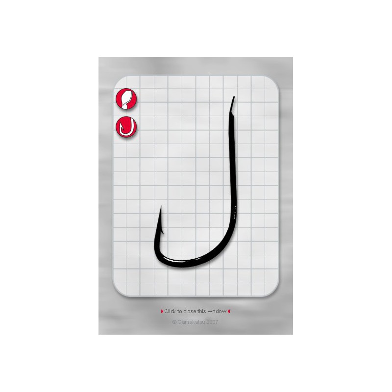 Haczyki Gamakatsu 1010B brązowe