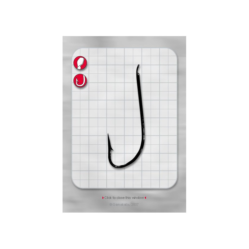 Haczyki Gamakatsu 1050N niklowe - hak 19