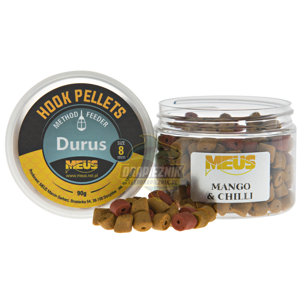 Pellet MEUS Durus na włos 8mm - Mango & Chilli